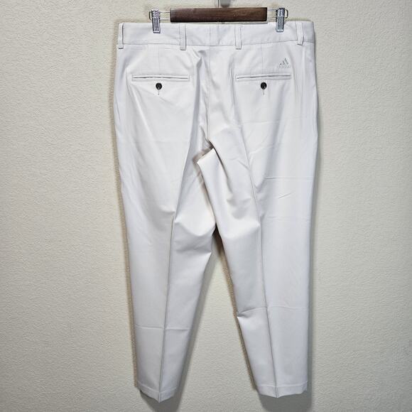 Adidas Climalite Golf Pants Mens 38x28 Tech Lightweight Straight Beige Outdoor - Picture 5 of 16